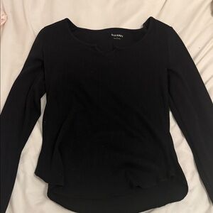 Old Navy Classic Black Knit Top